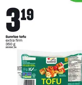 Loblaws Sunrise tofu, 350 g offer