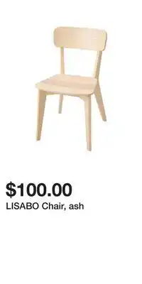 IKEA Lisabo chair, ash offer