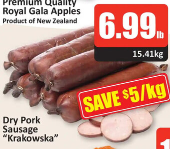 Starsky Dry Pork Sausage "Krakowska" offer