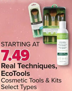 PharmaChoice Real Techniques, EcoTools Cosmetic Tools & Kits Select Types offer