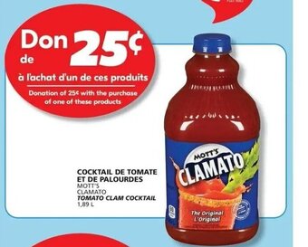IGA COCKTAIL DE TOMATE ET DE PALOURDES offer