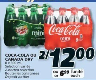 IGA COCA-COLA OU CANADA DRY offer