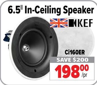 2001 Audio Video 6.5 in-ceiling speaker offer