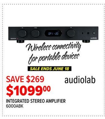 2001 Audio Video Audiolab integrated stereo amplifier offer