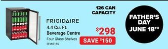 Visions Electronics Frigidaire 4.4 cu. ft. beverage centre offer
