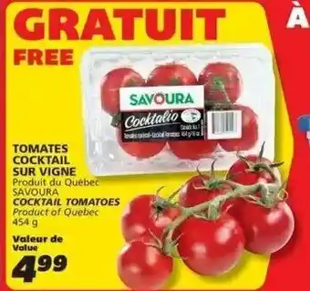 TOMATES COCKTAIL SUR VIGNE