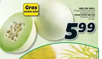 IGA MELON MIEL offer