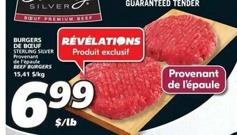 IGA BURGERS DE BŒUF offer