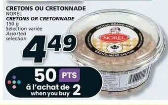 IGA CRETONS OU CRETONNADE offer