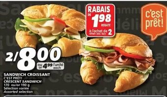 IGA SANDWICH CROISSANT offer