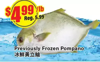 Btrust Supermarket Previously frozen pompano offer