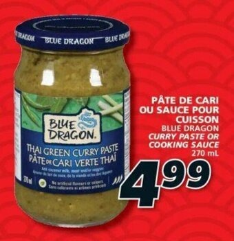 IGA PÂTE DE CARI OU SAUCE POUR CUISSON offer
