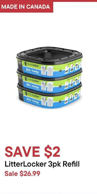 Petvalu LitterLocker 3pk Refill offer