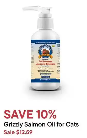 Petvalu Grizzly Salmon Oil for Cats offer