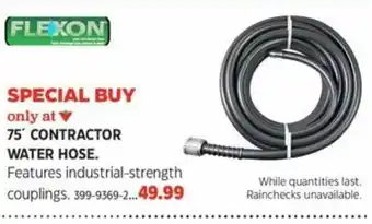 Canadian Tire 7575˚ CONTRACTOR WATER HOSE. offer