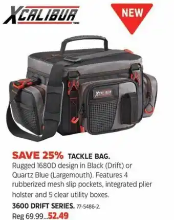 Canadian Tire TACKLE BAG, 3600 DRIFT SERIES offer