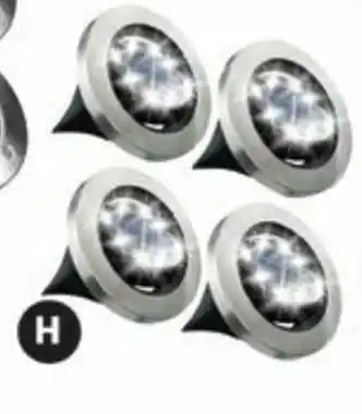 Canadian Tire BELL & HOWELL OUTDOOR SOLAR DISK LIGHTS swivel design offer