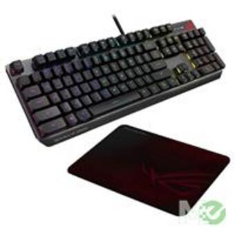 Memory Express Rog strix scope rx optical mechanical rgb gaming keyboard bundle w/ rog scabbard ii gaming mouse pad, m offer