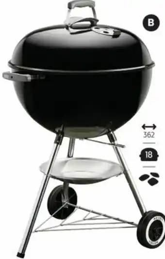 Canadian Tire B. ORIGINAL 22" CHARCOAL KETTLE BBQ. Porcelain-enamelled bowl and lid. offer