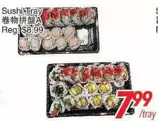 Foody World Sushi tray offer