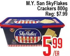 M. y. san skyflakes crackers