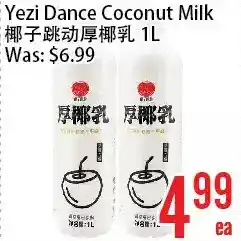 Bestco Food Mart Yezi dance coconut milk offer