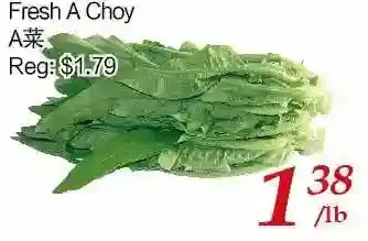 Tone Tai Supermarket Fresh a choy offer