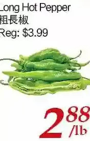 Tone Tai Supermarket Long hot pepper offer