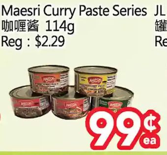Superking Supermarket Maesri curry paste series offer