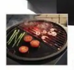 Canadian Tire Low-Smoke Wood Pellet Fire Pit /Includes cast steel cooking grate and gridlle offer