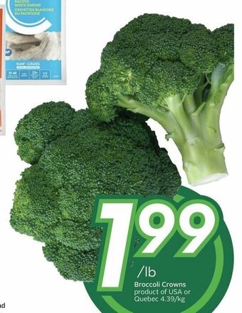 Sobeys Broccoli Crowns offer
