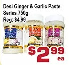 Top Food Supermarket Desi ginger & garlic paste series offer