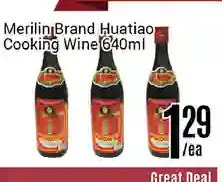 Nations Fresh Foods Merilin brand huatiao cooking wine offer