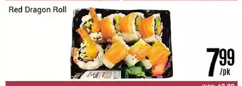 Nations Fresh Foods Red dragon roll offer