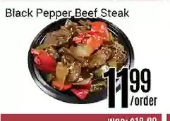 Nations Fresh Foods Black pepper beef steak offer