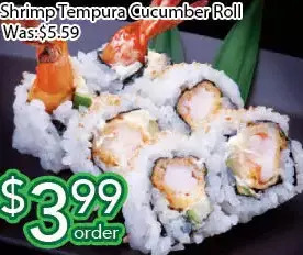 Ample Food Market Shrimp tempura cucumber roll offer