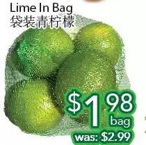 Ample Food Market Lime in bag offer