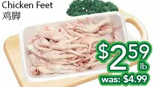 Ample Food Market Chicken feet offer