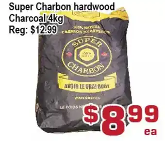 Top Food Supermarket Super charbon hardwood charcoal offer