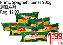 Hong Tai Supermarket Primo spaghetti series offer