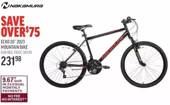 Sport Chek Nakamura ecko 26 mountain bike offer