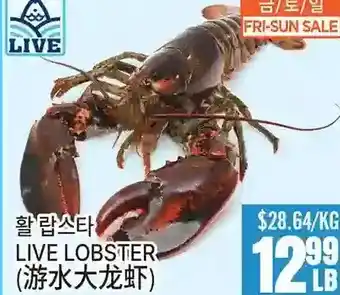 H-Mart Live lobster offer