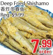 Hong Tai Supermarket Deep fried shishamo offer