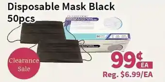 Blue Sky Supermarket Disposable mask black offer