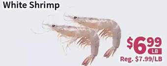 Blue Sky Supermarket White shrimp offer