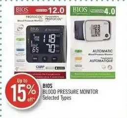 Shoppers Drug Mart BIOS BLOOD PRESSURE MONITOR offer