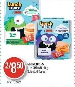 Shoppers Drug Mart SCHNEIDERS LUNCHMATE 90g offer