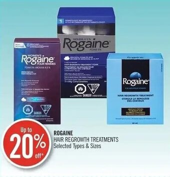 Shoppers Drug Mart ROGAINE HAIR REGROWTH TREATMENTS offer