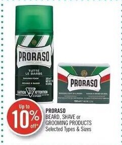 Shoppers Drug Mart PRORASO BEARD, SHAVE or GROOMING PRODUCTS offer