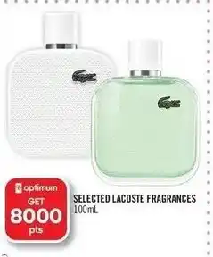 Shoppers Drug Mart SELECTED LACOSTE FRAGRANCES 100mL offer